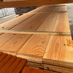 Ca. 90x Douglas Veer en Groef, 18x185mm, lengte 400cm